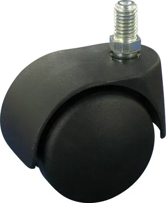Produktbild von Satz 5x Stuhlrollen Doppelrollen hartes Rad Ø50 Gewindestift 10x15