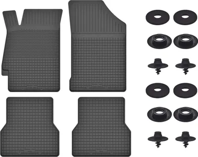 Produktbild von Gummimatten Mit Stoppern Für: Honda Prelude Iv (1991-1996) Schwarz Set