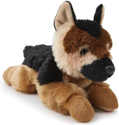 Produktbild von Famanu Plüsch Deutscher Schäferhund 28 cm - Kuschelfreund aus umweltfreundlichem Material