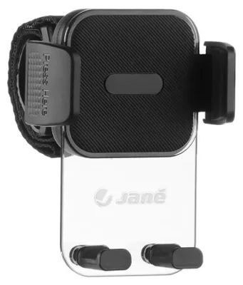 Produktbild von Jané Universal Smartphone Halterung für Kinderwagen, 360° Drehbar, Schnelle Montage, Stabil und Sicher