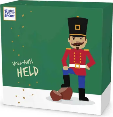 Produktbild von Ritter SPORT Nussknacker Weihnachtsheld 162 g