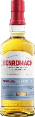 Produktbild von Benromach Distillery Benromach Contrasts Triple Distilled 46% Speyside 2011 Whisky ( 1 x 0.7 L )