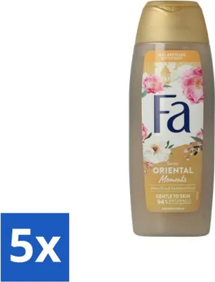 Image de Fa - Oriental Moments - Crème de douche - Rose du désert & Bois de santal - 250 ml - Pack avantage - 5 pièces