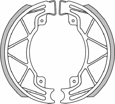 Immagine prodotto di Ganasce freno POLINI racing D.140X25mm