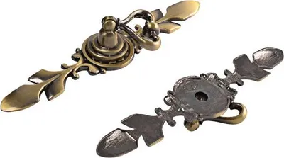 Produktbild von INF 2 Stück Vintage Zinklegierung Schrankgriffe - Antik Bronze Möbelbeschläge