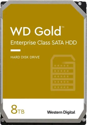 Immagine prodotto di WD GOLD 8TB / WD8005FRYZ / SATA 6Gb/s / Interno / 3,5" / 7200rpm / 256MB