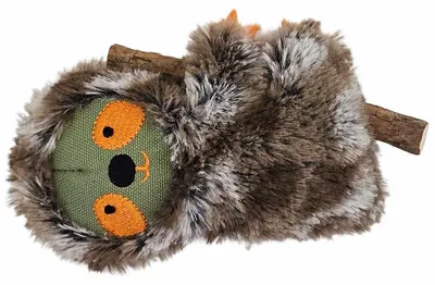 Image de Nobby Peluche paresseux avec canne, avec catnip 13 cm