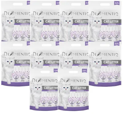 Zdjęcie produktu dla Żwirek dla kota DIAMENTIQ Lavender niezbrylający się 10x3,8L