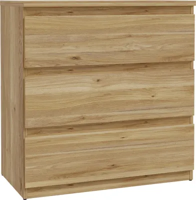 Obrázek produktu pro Nábytek24 Komoda Edmor Emok211-D108 se 3 zásuvkami dub Mauvella