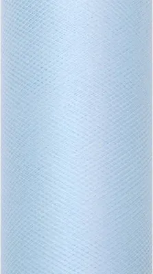 Produktbild von Dekostoff Tüll 0,15m x 9m Hellblau