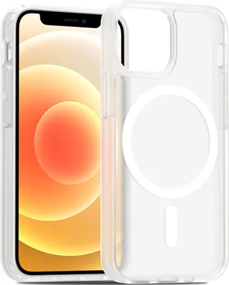 Obrázek produktu pro Magnetické pouzdro pro iPhone 11, kompatibilní s MagSafe, matná průsvitná zadní strana, odolné proti nárazům Průhledná