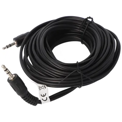 Obrázek produktu pro Wentronic AVK 119-500 5,0 m, 5 m, 3,5 mm, 3,5 mm, Schwarz