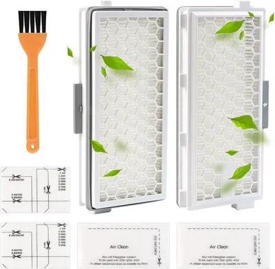 Produktbild von Famanu Filterset für S4000-S6000 und C2/C3 Staubsauger - 2 HEPA Filter, 2 Filterwolle, 2 Filterbeutel, 1 Bürste