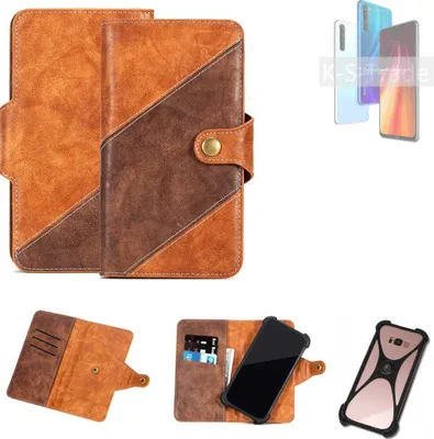 Produktbild von K-S-Trade Handyhülle Schutzhülle Bookstyle Case Wallet-Case kompatibel mit Xiaomi Redmi Note 8 2021 Cover Klapphülle Kantenschutz Smartphone