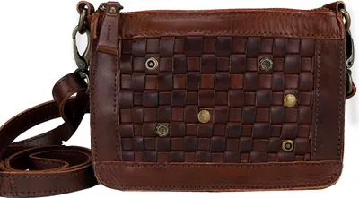 Produktbild von Billy The Kid Schultertasche Leder Damen 16x12cm Handtasche Charlotte nurbrown M494-25