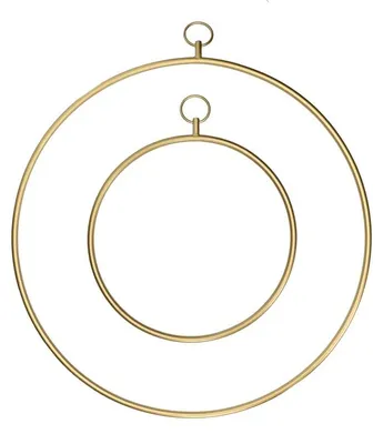 Produktbild von Pomax Coroa 2er-Set Kranz, Gold, Ø 70/40 cm