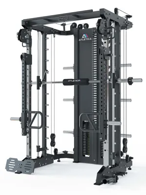 Produktbild von ATLETICA KSK Multipresse Set | MOVE | Set aus KSK Multipresse inkl. Anbauteile Jammer Arms und Leg Press | 2x90kg Weight Stack