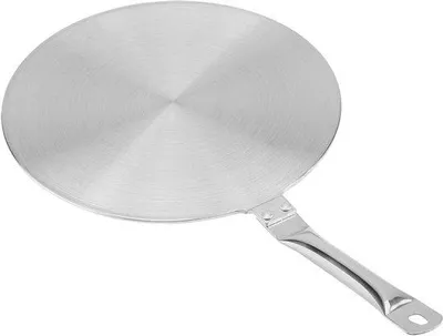 Obrázek produktu pro Ocelová ohřívací deska pro indukční sporák – elektrický a plynový sporák – redukční plamenový filtr – ohřívací deska 24 cm