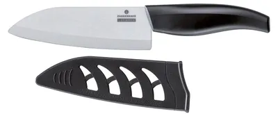 Kochmesser 20 cm, Keramik, Kunststoffgriff, schwarz