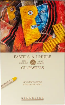 Produktbild von Sennelier Oil Pastels - Kartonschachtel mit 48 Ölpastellen - N132520.480