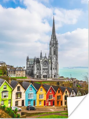 Produktbild von MuchoWow® Poster Die Kathedrale am Meer 90x120 cm - Wohnzimmer