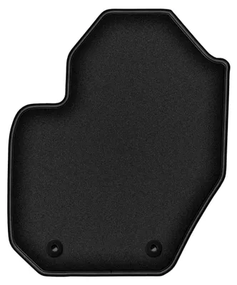 Productafbeelding van Velours bestuurdersmat voor Volvo S60 II vanaf 2010 (sedan) – zwart, op maat – Wielganizator DURBAN