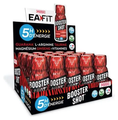 Image de Shooters énergétiques - Eafit - Booster shot (20x60ml) - Saveur Mangue