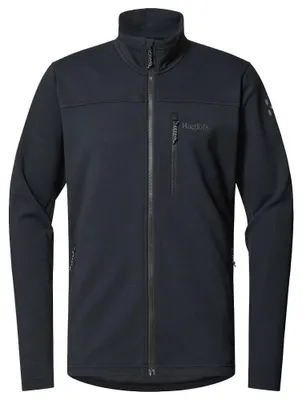 Zdjęcie produktu dla Haglofs Rosson Mid Fleece With Full Zip Black XL Man Black XL, Obraz wygenerowany przez AI