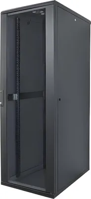 Image de INTELLINET Netzwerkschrank 42HE 600x600mm schwarz,unmontiert (Speditionsversand)