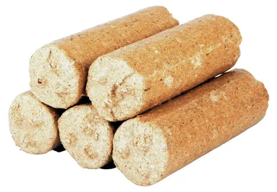 Image de Briquettes de bois rondes sans trou 10kg
