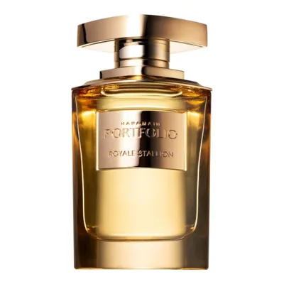 A studio shot of a perfume bottle.