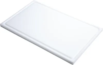 Produktbild von Gastro M Schneidebrett Mit Saftrille Gn1/2 Weiß