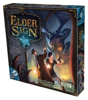 Imagen del producto de Elder Sign (Edición inglesa) – Juego de mesa – Fantasy Flight Games – 1-8 jugadores – 13+