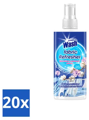 Immagine prodotto di 20 flaconi di deodorante per tessuti per la casa - Profumo: Cotone Fresco - 300 ml - Confezione - 20 pezzi