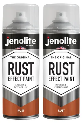 Immagine prodotto di Vernice spray effetto ruggine - 2 flaconi da 400 ml - Texture adatta a diverse superfici
