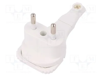Immagine prodotto di 1 connettore: per alimentazione CA, connettore maschio, 2P, W-97649, monofase