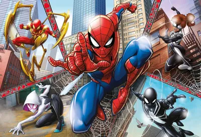 Obrázok produktu pre Clementoni Marvel Spider-Man, 104 kusov, Komiks, 4 rok / roky