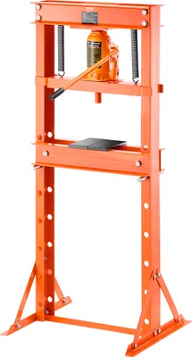 Immagine prodotto di Pressa idraulica da officina VEVOR 20 t (telaio ad H) con piastra di pressatura e supporto triangolare, pressa idraulica regolabile con valvola di sicurezza (corsa massima del cilindro 145 mm), per piegatura, raddrizzamento e punzonatura