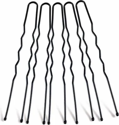 Immagine prodotto di Donegal, spille per capelli nere, 50 pezzi.