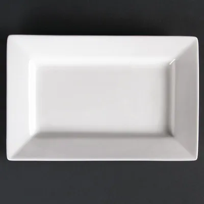 Zdjęcie produktu dla Talerze prostokątne Olympia Lumina z szerokim rantem 20cm (6 sztuk)