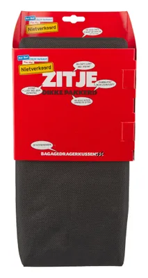 Produktbild von NietVerkeerd Gepäckträger Kissen Doppel - Schwarz