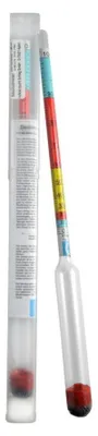 Produktbild von Alkoholmeter Senkwaage, Messbereich 0-100%, 260 mm lang, ohne Thermometer