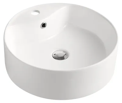 Productafbeelding van Beitz & Walz AqvaCeramica wastafelblad voor opzetwastafel, 460 mm - wit -