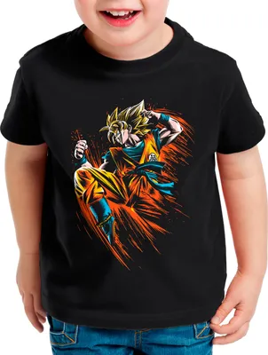 Produktbild von style3 Super Sayajin Attack Kinder T-Shirt dragon master roshi z gt