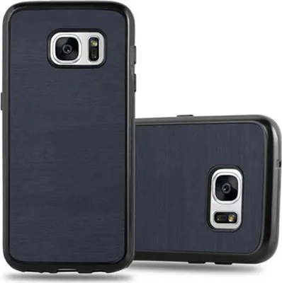 Produktbild von Cadorabo Handyhülle für Samsung Galaxy S7 in Blau Schutzhülle Hülle Etui Case Cover TPU Silikon