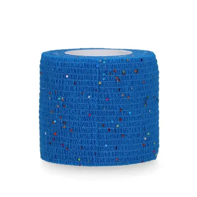 Produktbild von Verbandtier Blau Glitzer Profi 5 cm