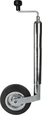Produktbild von LAS Stützrad mit Kurbel und vollgumiertem Rad mit 200 x 50 mm