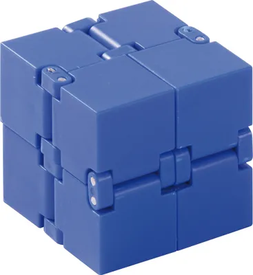 Produktbild von EDUPLAY 130302 Unendlicher Würfel, 4 x 4 x 4 cm, blau