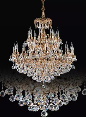 Immagine prodotto di Lampadario in cristallo classico a soffitto luce a sospensione lampada lampadario