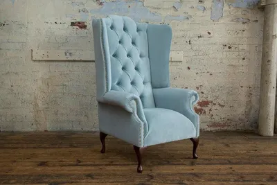 Zdjęcie produktu dla Fotel skrzydłowy Sofa tapicerowana 1-osobowa Fotel Chesterfield Fotel klasy premium